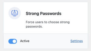 Strong Passwords Addon
